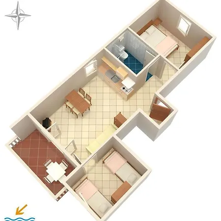 Appartement Mandre 6405d